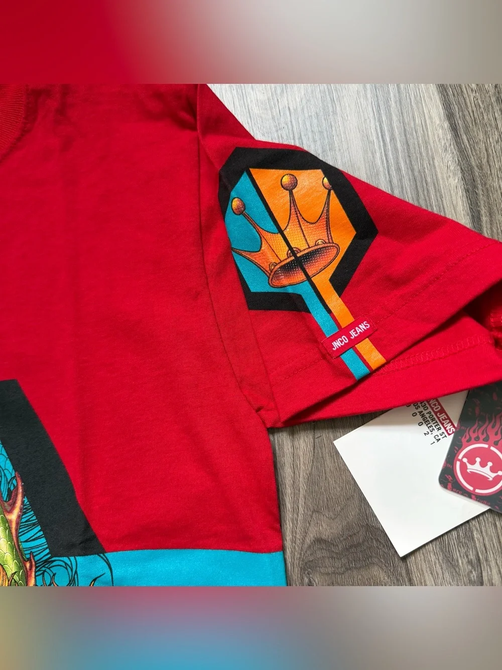 Vintage Deadstock JNCO Jeans Dragon Tshirt